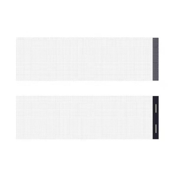 IP65 Waterproof Glass Curtain Wall Advertising Thin Film LED Display 5000nits