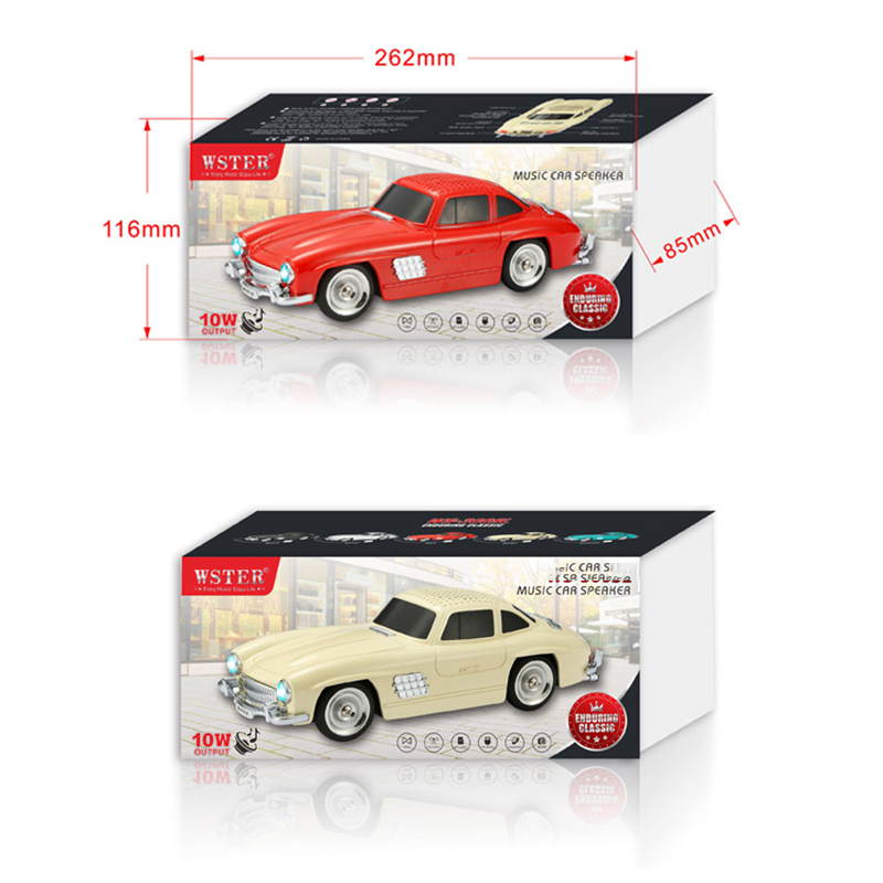 Customizable Gift Portable Wireless Mini Car Speaker With Full Range Audio Crossover