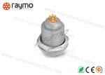 Industrial Panel Mount Power Connector , Plastic Cable Connector Self Locking