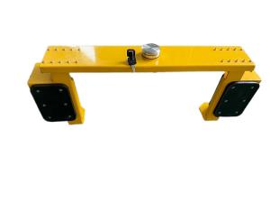 China Rectangular Aluminum 5kg Anti Theft Wheel Lock factory