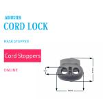Cord Stopper Cord Lock Black Color