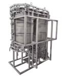 OEM Rotomolding Mould Silver Aluminum Rotary Molding Molds for Customized