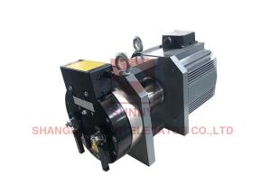 China 320kg~1000kg Elevator Belt Drive Gearless Traction Machine Steel Belt Traction Machine factory