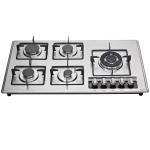 House 5 Burner Built In Gas Hob Contemporary Flameout Protection