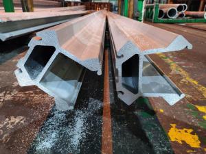 China Tunneling Blasting Rock Drilling Usage 7,250mm TF500 Feed Beam Aluminium Extruded Profiles factory
