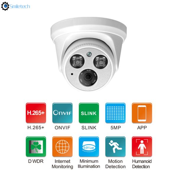 Indoor human detection POE 5.0MP 20m IR distance 2MP 3.6mm lens 1080P smart