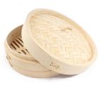 Customized Logo Acceptable Bamboo Steamer Basket Food Grade Food Dumplings