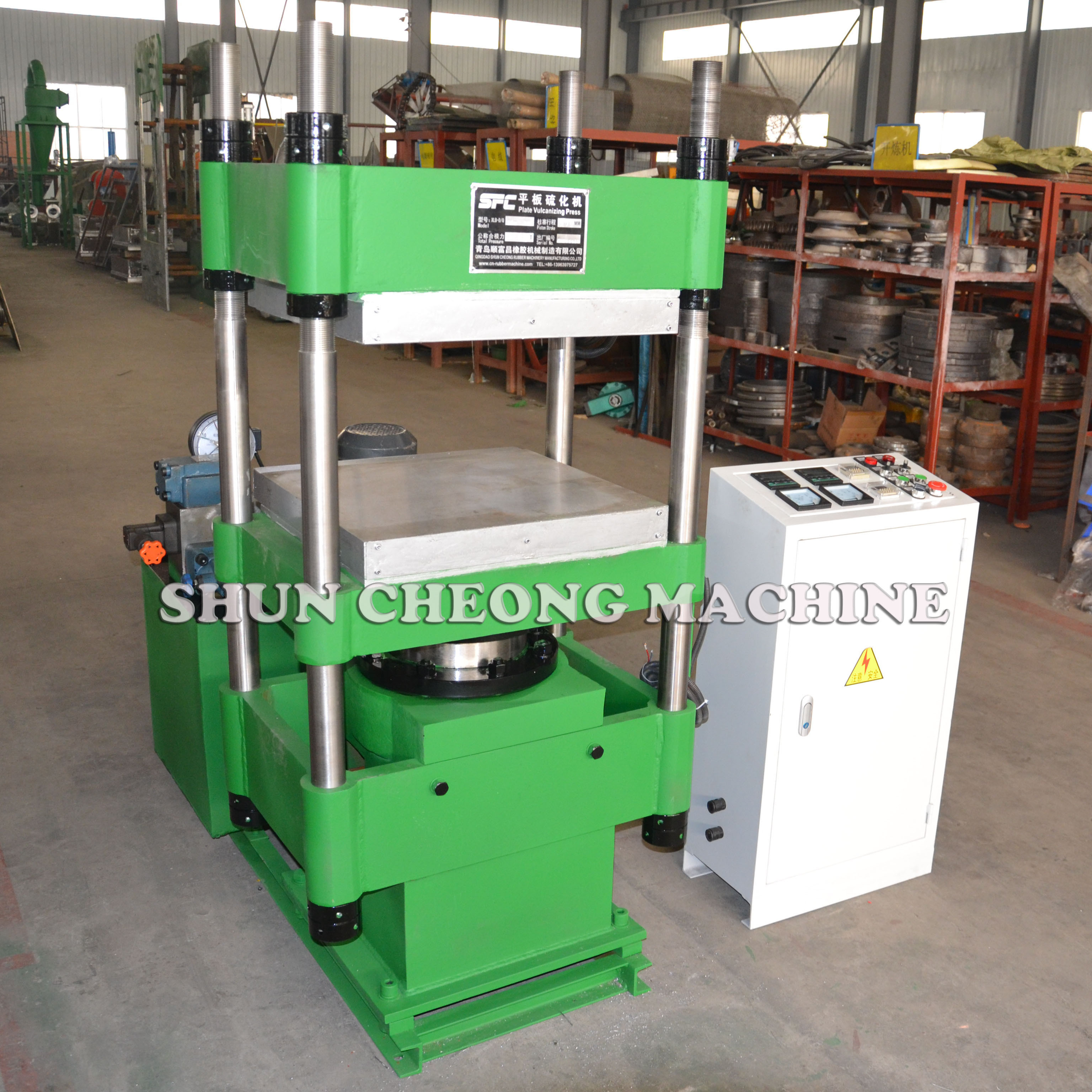 80Tons Rubber Vulcanizing Press Machine