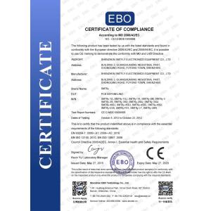 Shenzhen SMTfly Electronic Equipment Manufactory Ltd Certifications
