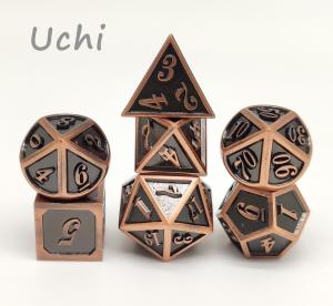 China High End Odorless Heavy Metal Dice Sets Nontoxic For Collection factory