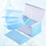 3 Ply Disposable Face Mask , Anti Allergic Non Woven Fabric Mask