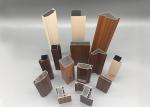 Wood Grain Powder Coating Aluminium Extrusion Products 6063 6061 T4 T5 T6
