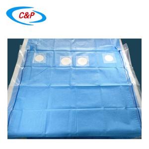 China Disposable Angiography Drape Sheets ISO Certified 243x370cm factory