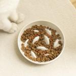 Pet Ceramic Cat Bowl Slow Food Bowl Anti-Choking Anti-Spill Anti-Knock Dog Slow