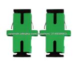 Flange SC Apc Simplex Fiber Optic Adapter For FTTX