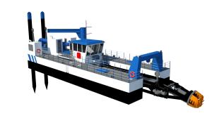 China Sand Filling Hydraulic Cutter Suction Dredger Small Sand Dredging Machine factory