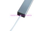 White Fiber Optic PLC Splitter Steel Tube Blockless Mini Module 900um