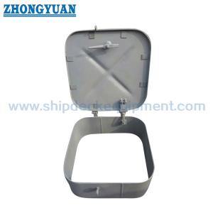 China CB/T 3728 Type F None Weathertight Small Steel Hatch Cover with Dog Marine Outfitting factory