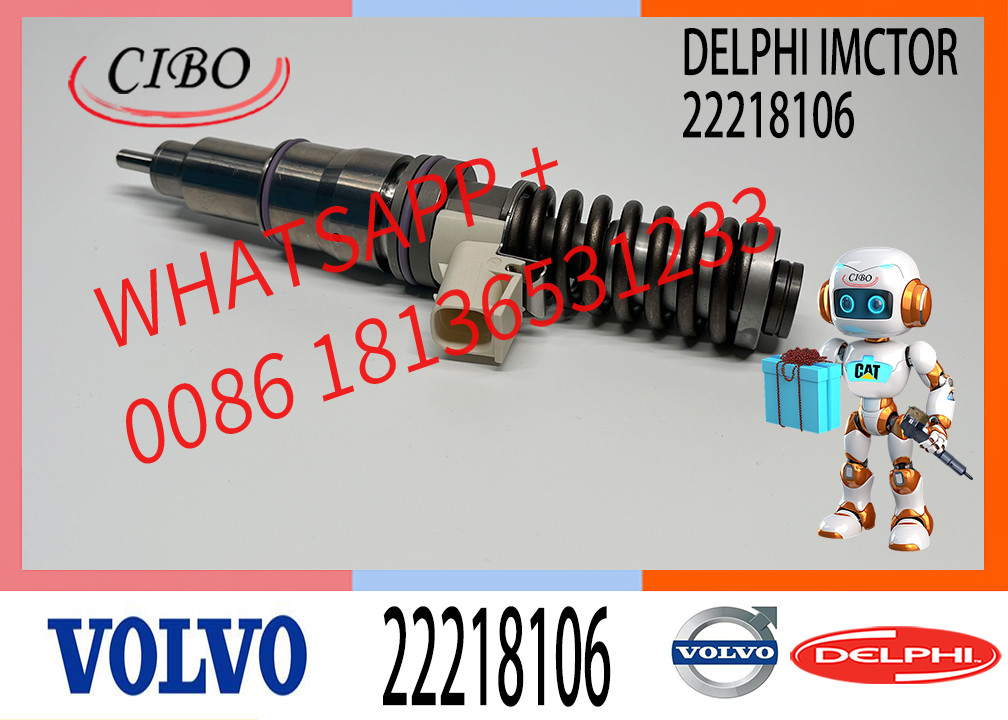 High Quality 22218106 New Diesel Fuel Injector For E3.5 Mack/vol-vo Truck Md16 Bebe5l14001 22218106,85020091 85020090