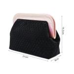 Luxury Velvet Flocking Makeup Toiletry Bag For Ladies