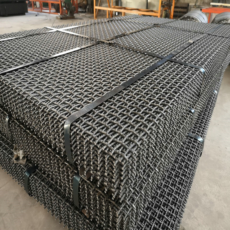 High Carbon Steel Crimped Woven Vibrating Screen Mesh For Mine Coal Quarry