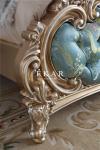 Carved King Size Royal Luxury Design Wooden Bed 1 buyer