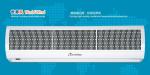 Remote Control World wind Residential Over Door Air Curtain For Restaurants