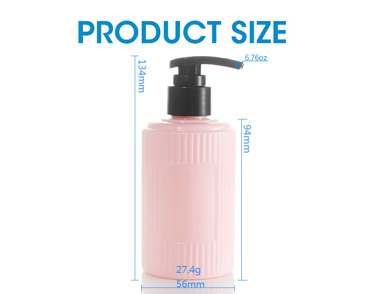 94mm Pink Toothpaste Bath PET Plastic Facial Cleanser Bottle