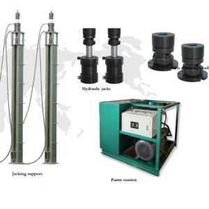 China 50t Simple Chuck Type Hydraulic Jacks for Malaysia Tank Jacking System in High Demand factory
