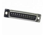 Female25 D Sub Solder Connector Black 26 Pin Waterproof Electric Connector