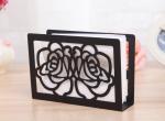 Decorative Kitchen Table Napkin Holder Iron Tables Tissue Box ISO Approved