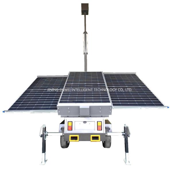 Video Recorder Surveillance Monitor Mobile Surveillance Trailer CCTV Camera