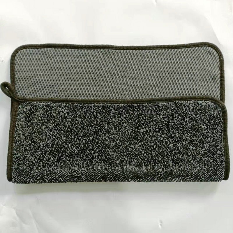 Customized Color Spun-place Technology Microfiber Plush Twist Towels for Car Seat Drying