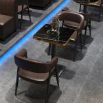 Modern Hotel Restaurant Table And Chair Set Bar Sofa Set
