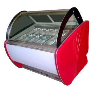 China 1500mm Back Door Ice Cream Showcase Freezer 480L Capacity Auto Defrost Type factory