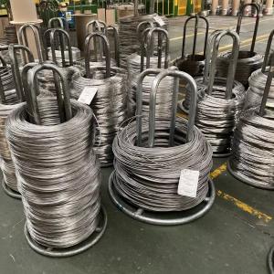 China 500mm 316 Stainless Steel Spring Wire Hard Bright ASTM A582 factory