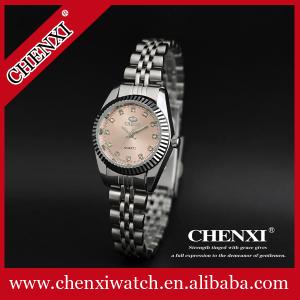 China Fast Shipping Sample Order 10PCS Pink Blue Rhinestone Watch Ladies Stainless Steel Watches factory