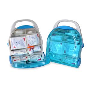 China Survival Home Workplace First Aid Kit Supply List Plastic Hanging On The Wall factory