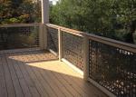 Polished Aluminum Spiral Staircase Outdoor Contemporary Stair Balustrade
