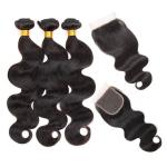 Soft 3 Bundles Virgin Brazilian Hair Extensions , Brazilian Virgin Curly Hair