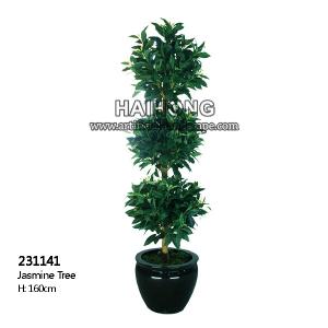 China 160cm Artificial Potted Floor Plants Handmade Realsitic Natural Auspicious Jasmine Tree factory