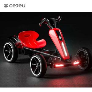 China CJ-HS-F1Factory Wholesale New Style 4 Wheel Children Electric Racing Go Karting Cars Kids Electric Battery Big Powered Going Karts for 8+ Years Old factory