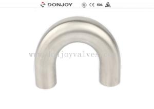 China 1/2&quot; - 6” 3A Stainless Steel Sanitary Fittings 180 degree welded Bend Matt Polished factory