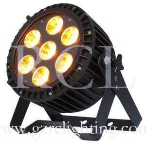 China IP65 Outdoor LED Par 7X15W RGBWA 5IN1 LED Par Light Waterproof LED Par Light China LED PAR CANS factory