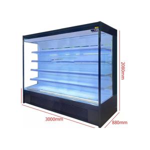 Remote System Right Angle Commercial Open Front Multi Deck Display Chiller