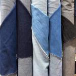 Vintage Hole Ripped Washed Cotton Polyester Spandex Denim Fabric