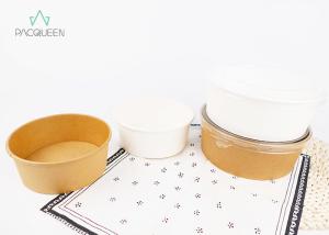 China Noddle Soup Takeaway Food Containers Round Bottom With Transparent Lids factory