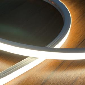 China Ribbon Cuttable LED Neon Tape Light 12mmx12mm LED Strip 120LED/M 3500K DC24V SMD2835 For Outdoors factory