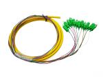 12 Colors SC APC Fiber Optic Pigtails G657A1 LSZH 900um 3Mts SM Ceramic Ferrule