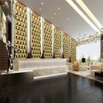 Metal screen wall panel for hotel lobby curtain wall decoration